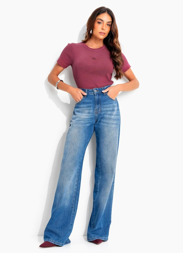 John John - Calça New Wide Indiana Jj Azul 9