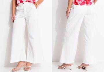 Calça Off White em Jeans Calça Off White em Jeans