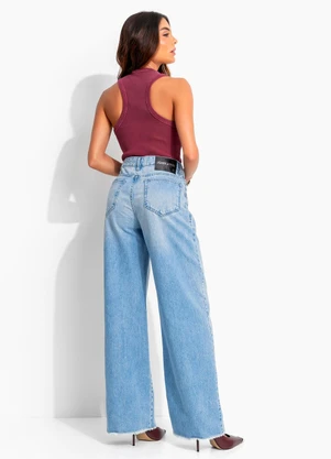 John John - Calça Oversized Brixton Jj Azul - JOHN JOHN