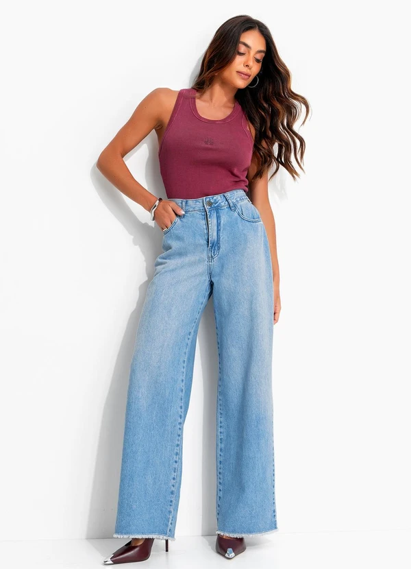 John John - Calça Oversized Brixton Jj Azul 3