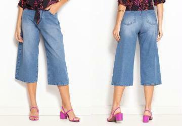 Cala Pantacourt Jeans Marmorizado