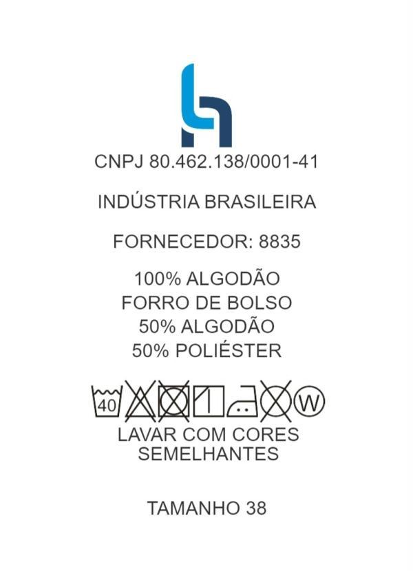 bonprix - Calça Pantacourt Jeans Marmorizado 5