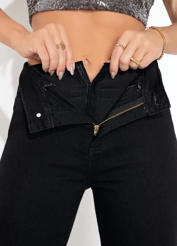 Sawary Jeans - Calça Preta Super Lipo Sawary 3