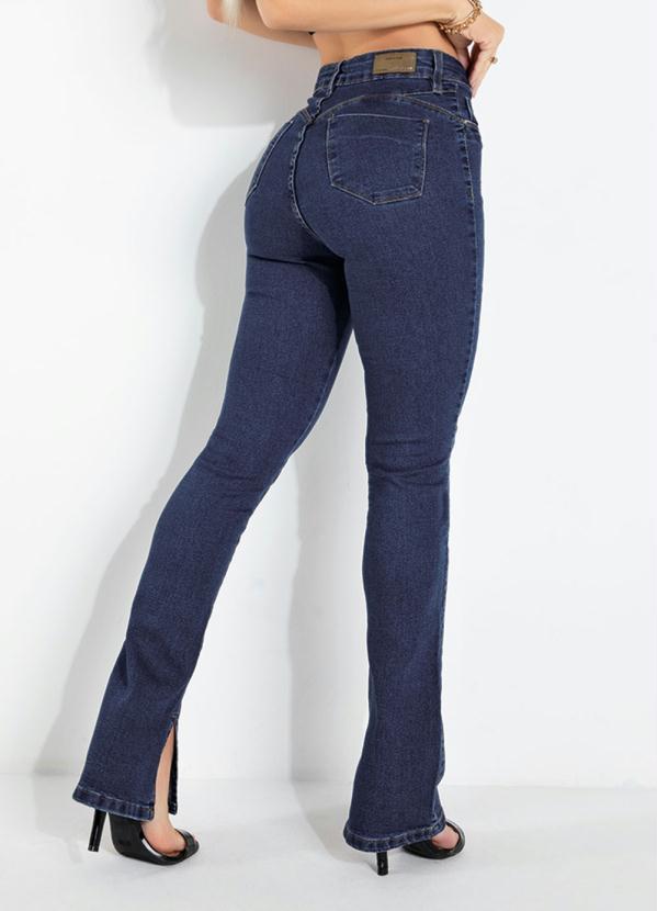 Sawary Jeans - Calça Reta com Fenda Jeans Sawary 2