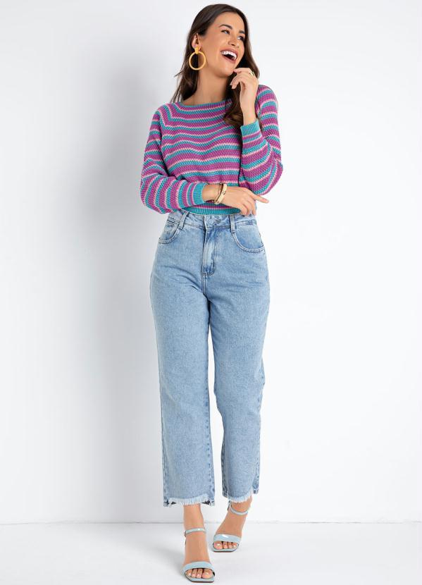 Sawary Jeans - Calça Reta Jeans com Bolsos Sawary 3