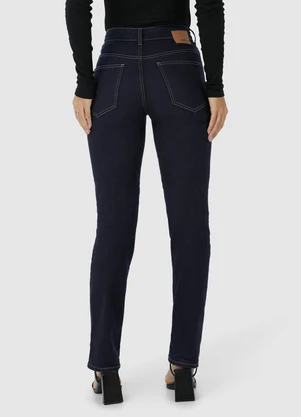 Malwee - Calça Reta Jeans Flex Feminina Azul - MALWEE