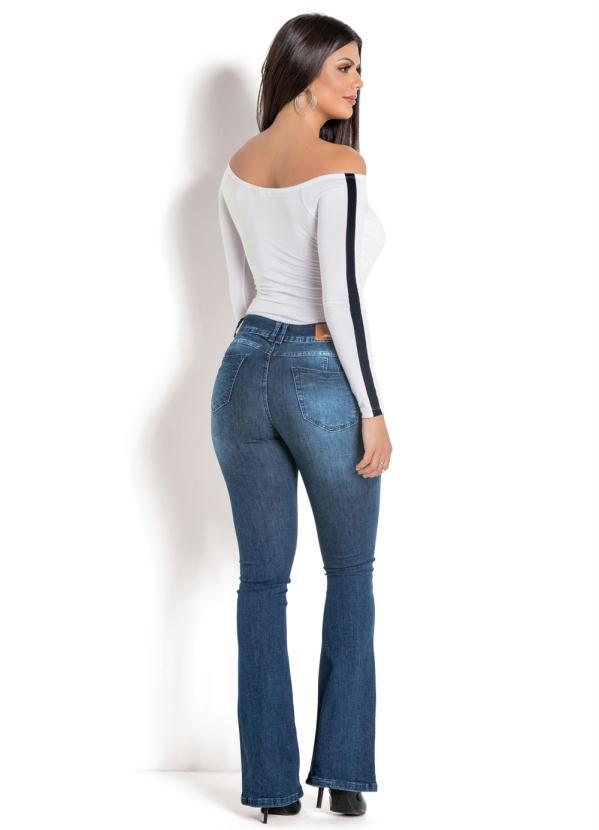 Sawary Jeans - Calça Sawary Flare Cintura Intermediária Jeans 5