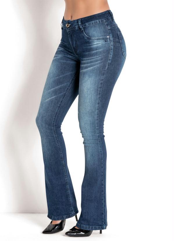Sawary Jeans - Calça Sawary Flare Cintura Intermediária Jeans 6