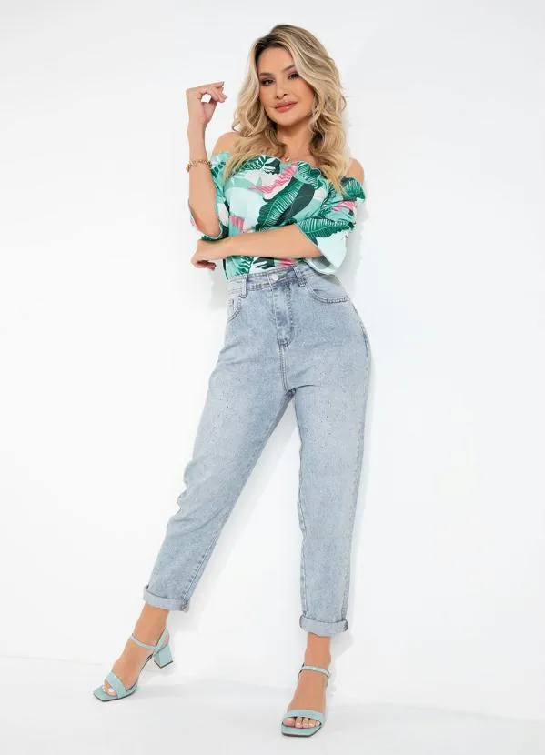 Sawary Jeans - Calça Sawary Jeans Clara com Apliques 3