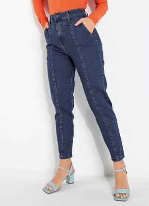 Cala Sawary Mom (Jeans) com Recortes