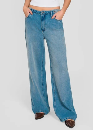 Sofie - Calça Skater com Ajuste de Cintura Azul - SOFIE