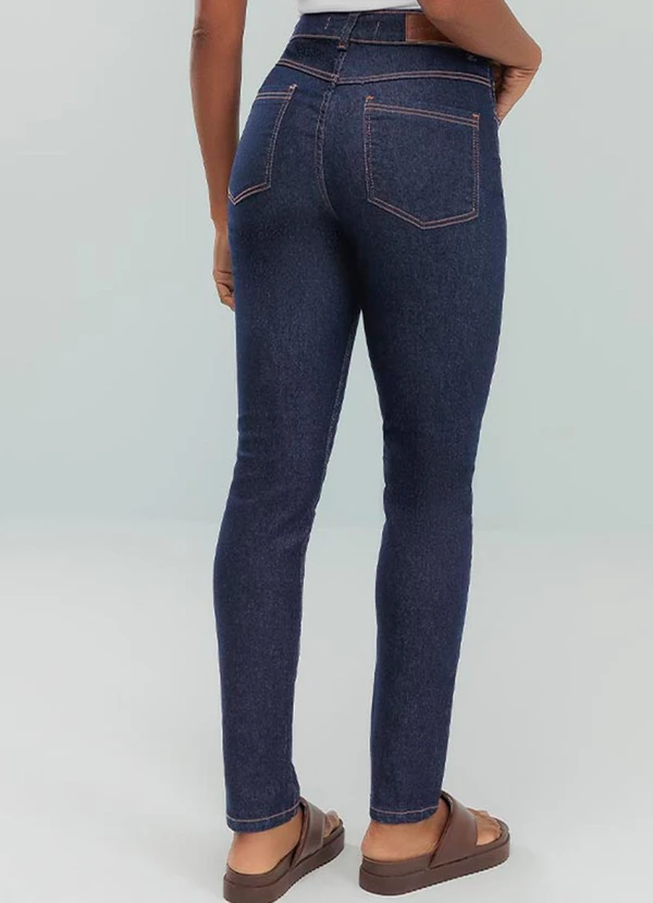 Angel - Calça Skinny Basica Jeans Escuro 2
