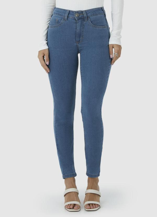 Malwee - Calça Skinny em Jeans Flex Feminino Azul