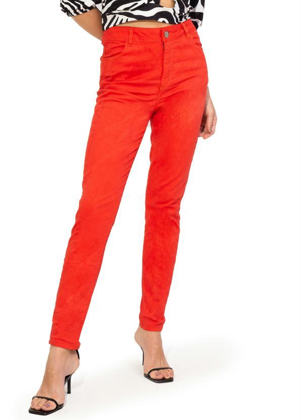 Endless - Calca Skinny Feminina Vermelho