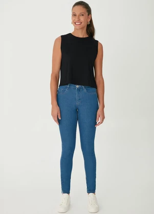 Malwee - Calça Skinny Jeans Azul Claro - MALWEE