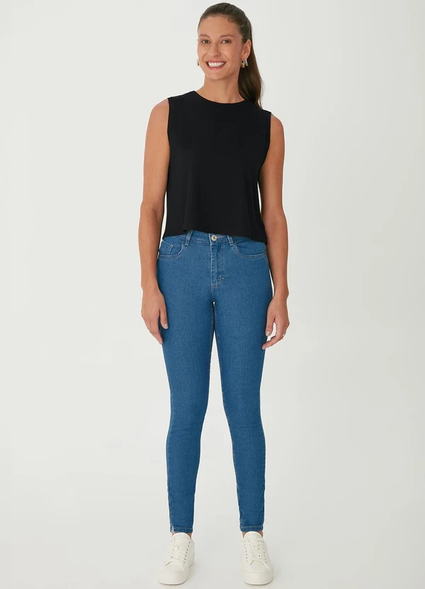 Malwee - Calça Skinny Jeans Azul Claro 2