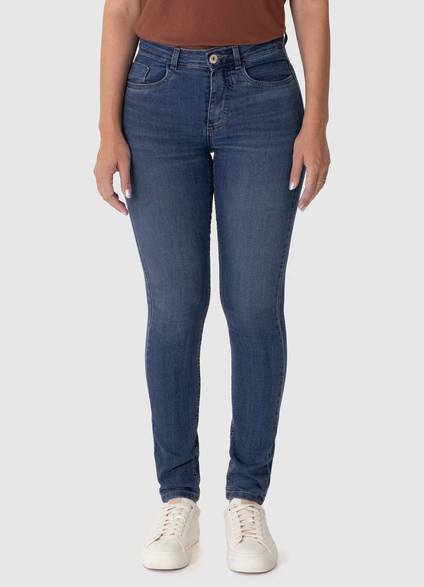 Malwee - Calça Skinny Jeans Azul