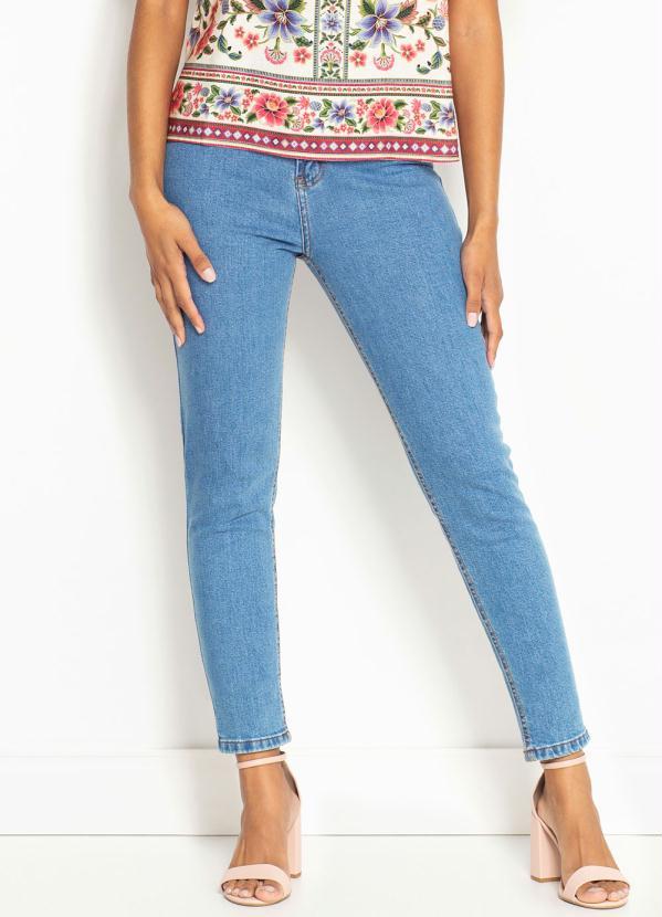 Farm - Calça Skinny Jeans Clara Azul