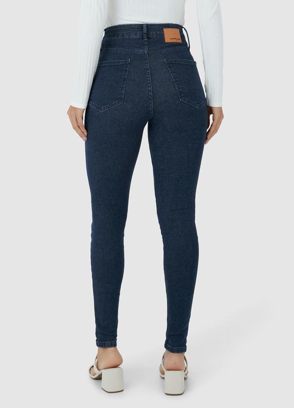 Malwee - Calça Skinny Jeans Flex Cintura Alta Azul 4
