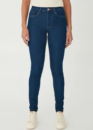 Malwee - Calça Skinny Push Up Jeans Azul - MALWEE