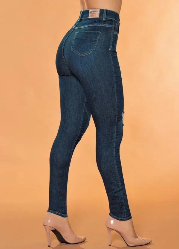 Sawary Jeans - Calça Super Lipo Destroyed Sawary Jeans 10