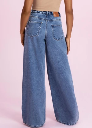 Angel - Calça Wide Leg Azul - ANGEL