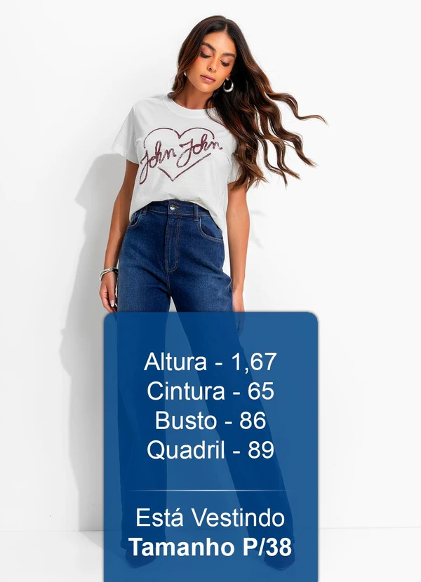 John John - Calça Wide Leg Beckley Jj Azul 6