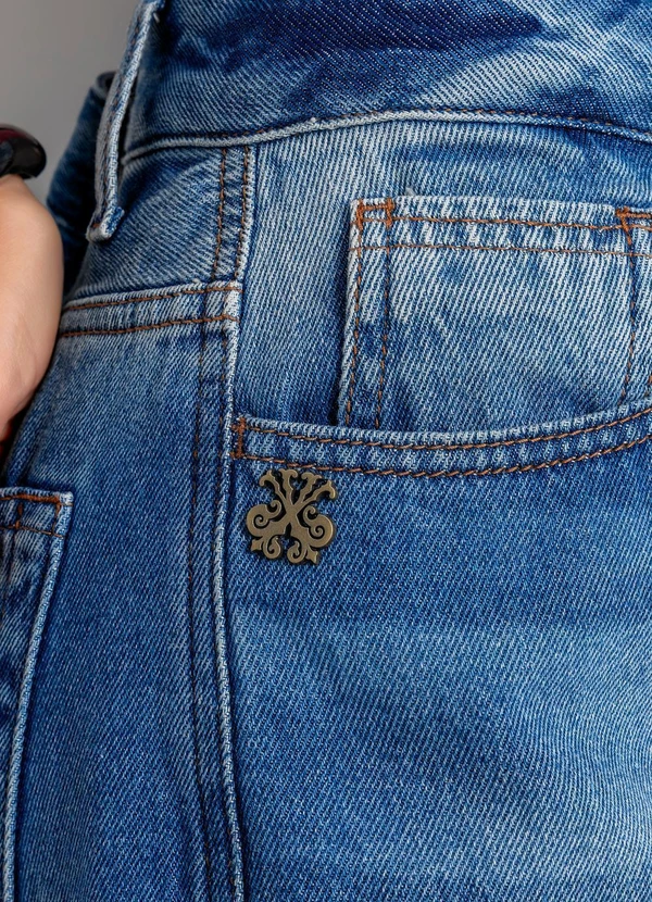 John John - Calça Wide Leg Callaway Jj Azul 3