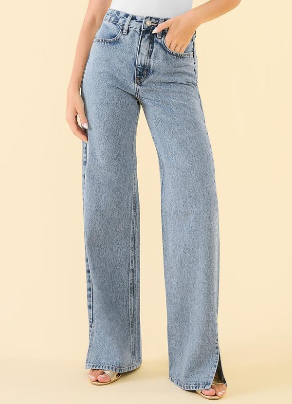 Angel - Calça Wide Leg DenimAzul