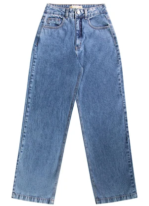 Angel - Calça Wide Leg Denim Azul - ANGEL