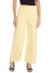 Endless - Calça Wide Leg Feminina Branco - variação: Amarelo