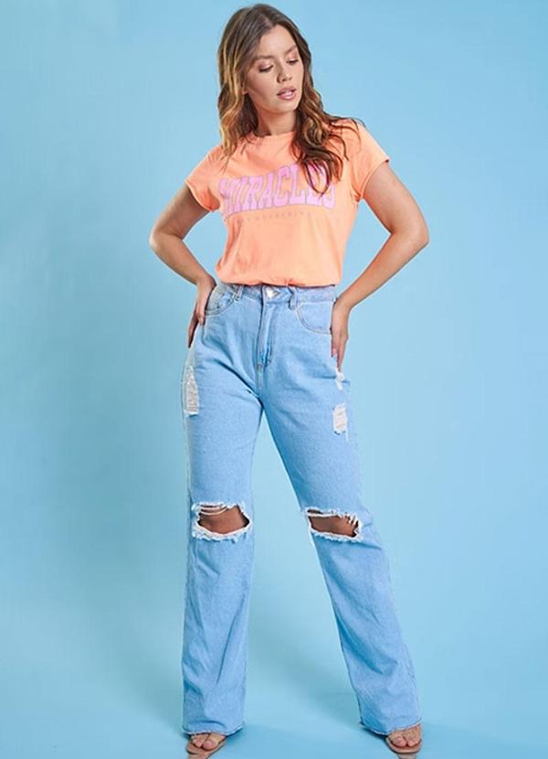 Amo Brand - Calça Wide Leg Jeans 3