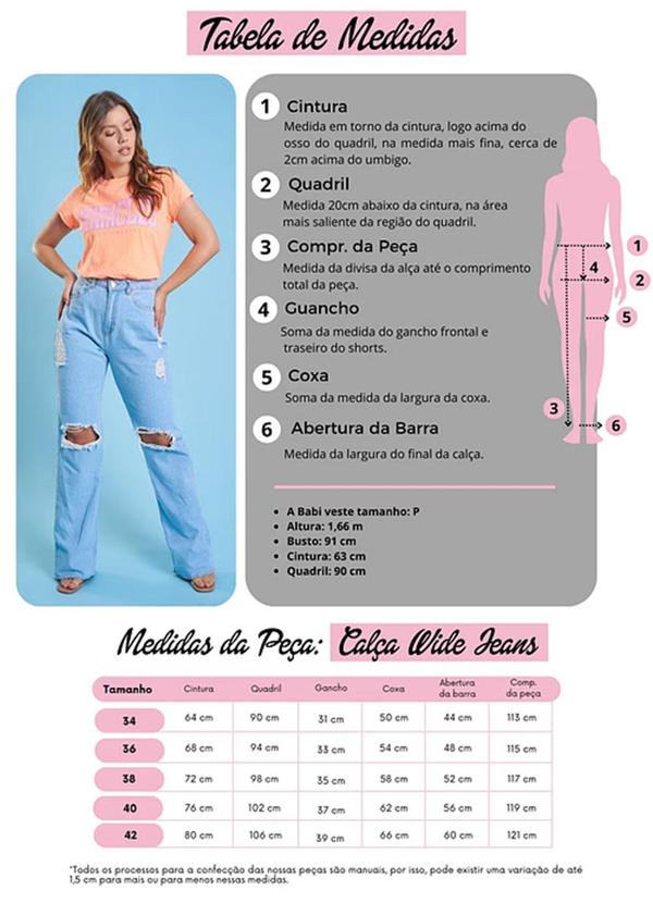 Amo Brand - Calça Wide Leg Jeans 4
