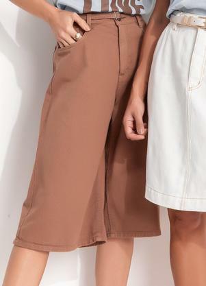 Jorts (Jeans Marrom) em Sarja