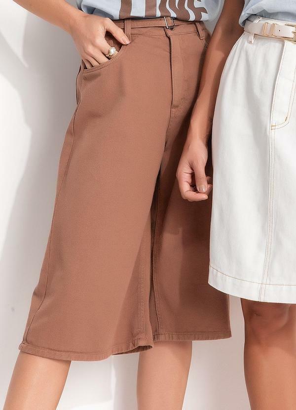 Jorts (Jeans Marrom) em Sarja