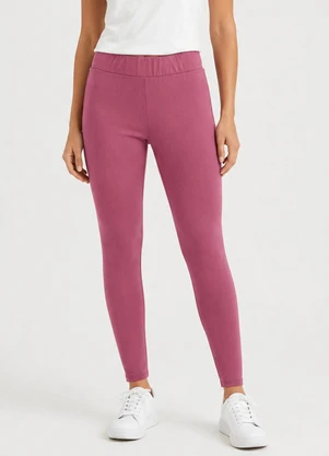 Infinita Cor - Legging Feminina em Suplex Peluciado Vermelho - INFINITA COR
