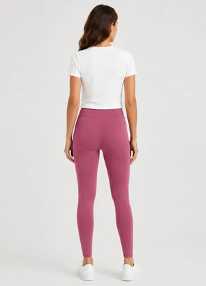 Infinita Cor - Legging Feminina em Suplex Peluciado Vermelho - INFINITA COR