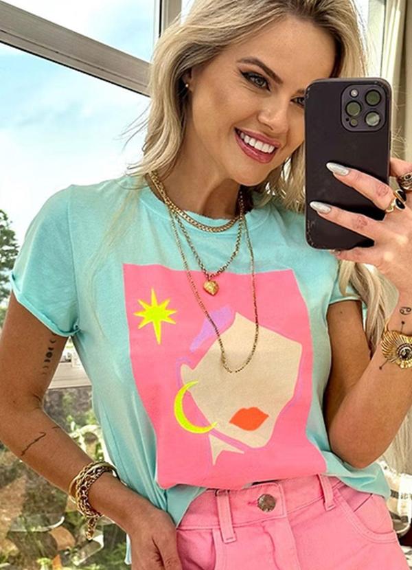 Amo Brand - T-Shirt Boneca Azul