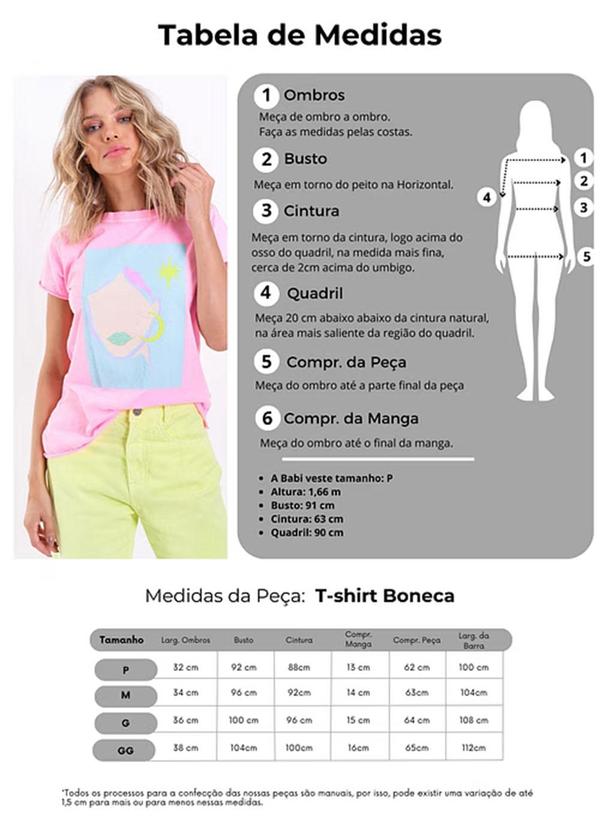 Amo Brand - T-Shirt Boneca Rosa 4