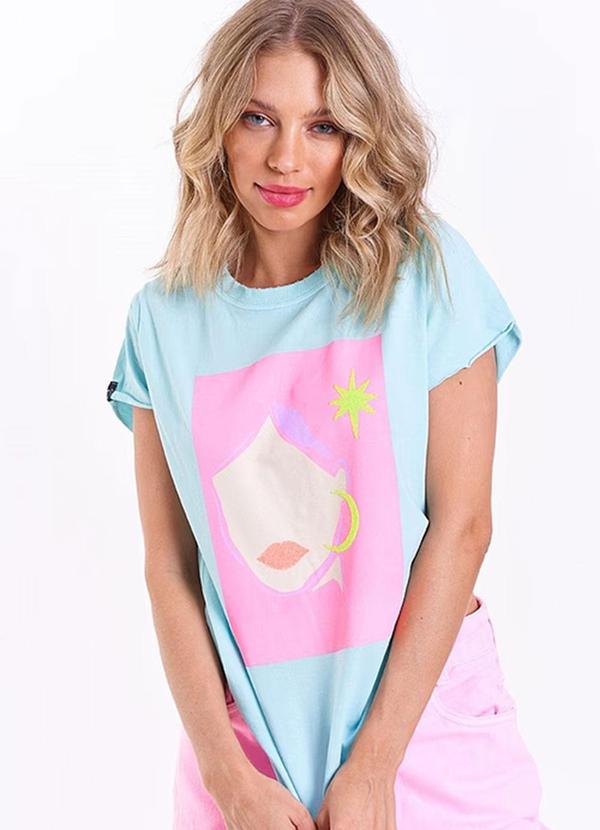 Amo Brand - T-Shirt Boneca Verde Acqua 2