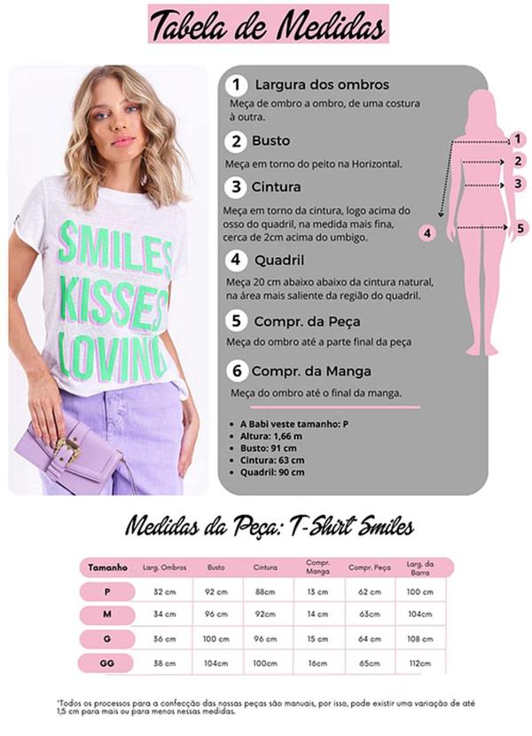 Amo Brand - T-Shirt Smiles Branco com Verde 4