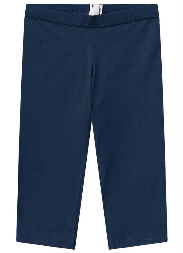 Malwee - Calça Azul Marinho Corsário em Cotton 7