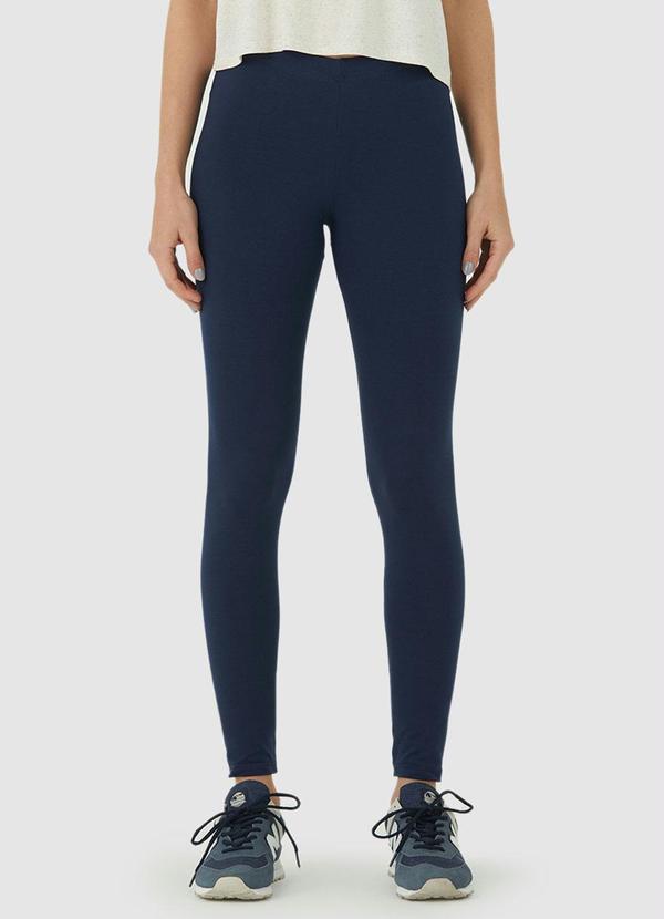 Malwee - Calça Azul Marinho Legging Feminina em Cotton 5