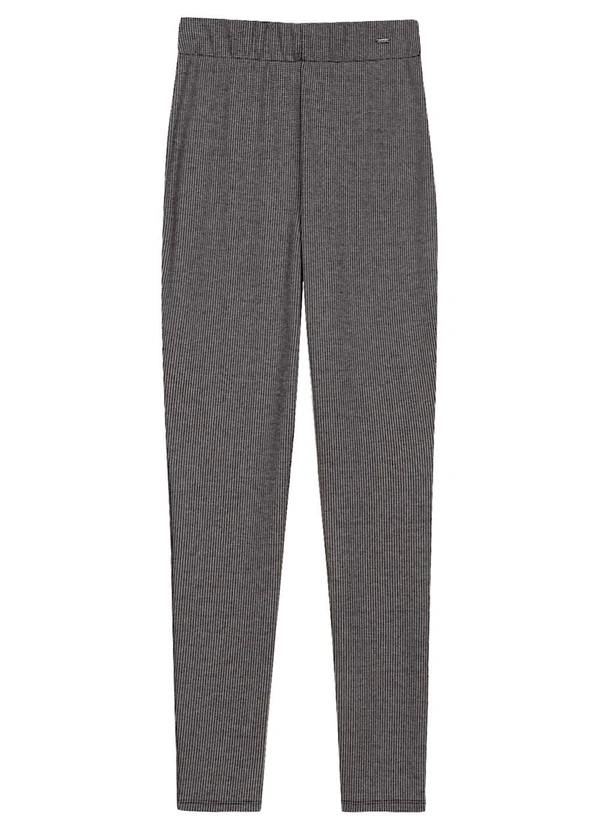 Marialícia - Calça Feminina Ajustada Texturizada Preto 3