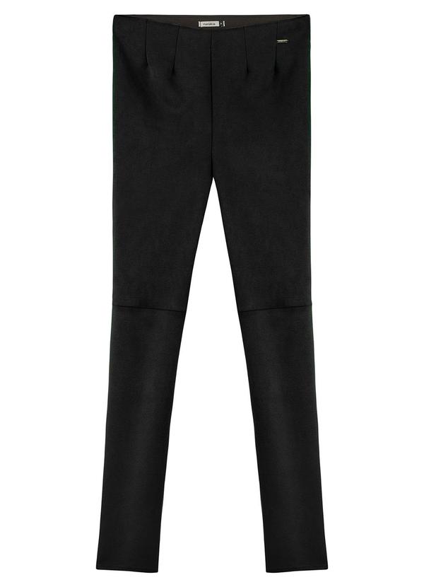 Marialícia - Calça Feminina Legging Suede Preto