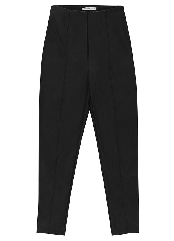 Endless - Calça Feminina Skinny de Couro Sintético Preto