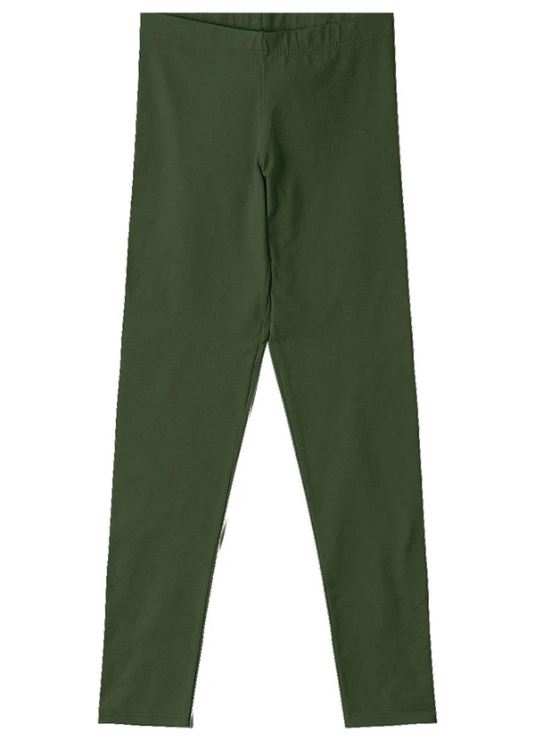 Malwee - Calça Legging em Cotton Feminina Verde