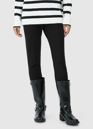 Malwee - Calça Legging em Malha Preto - MALWEE