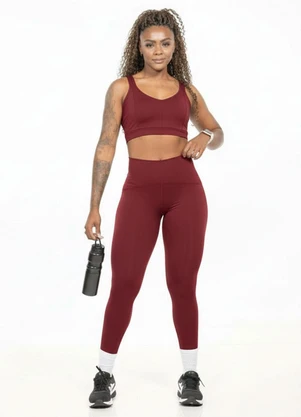Cobertura - Calça Legging Esportiva Marrom - COBERTURA