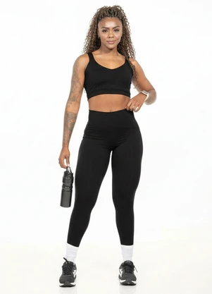 Cobertura - Calça Legging Esportiva Preto - COBERTURA